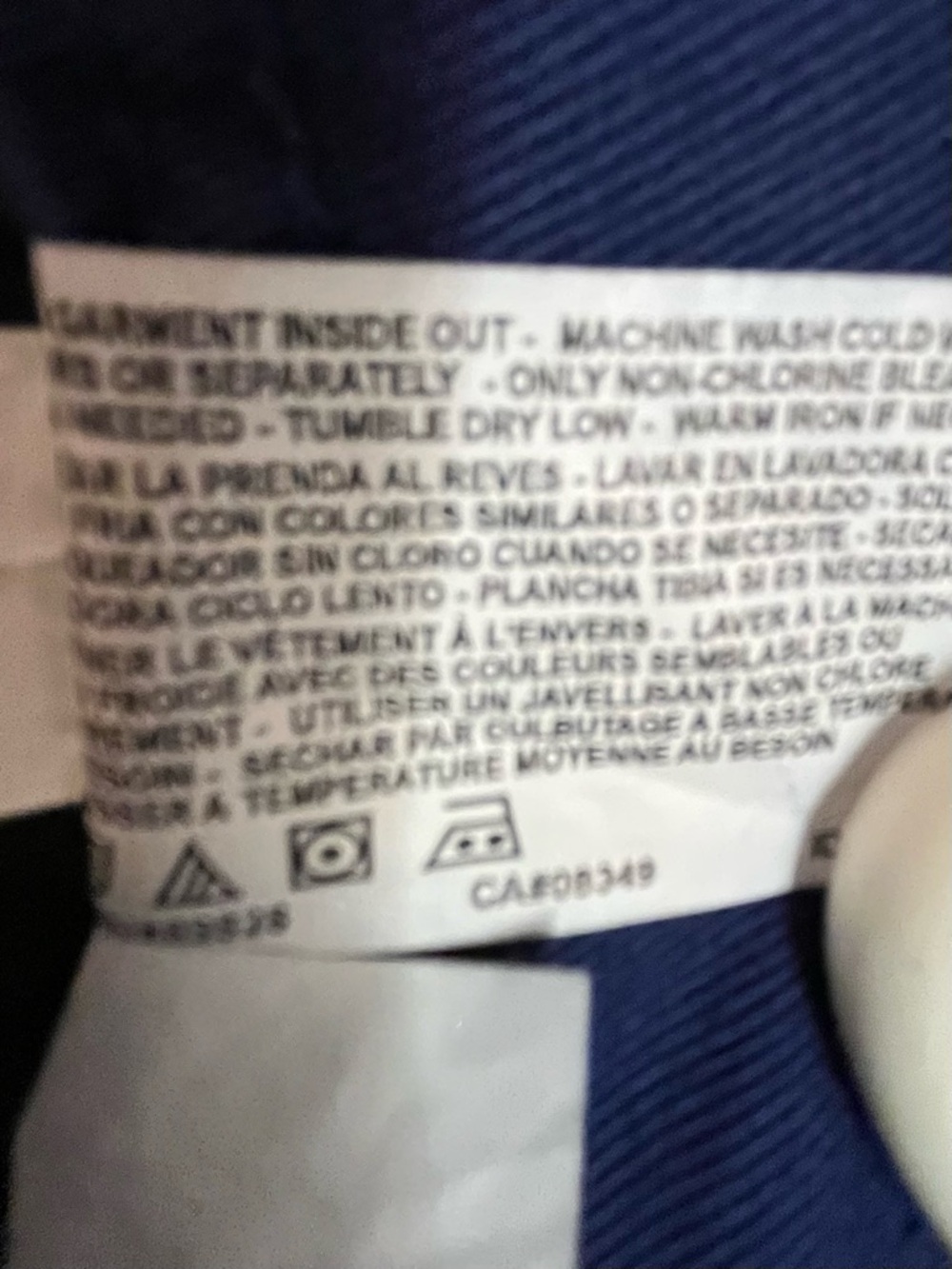 NWT Gloria Vanderbilt Navy Blue Amanda Capri - Picture 4 of 5